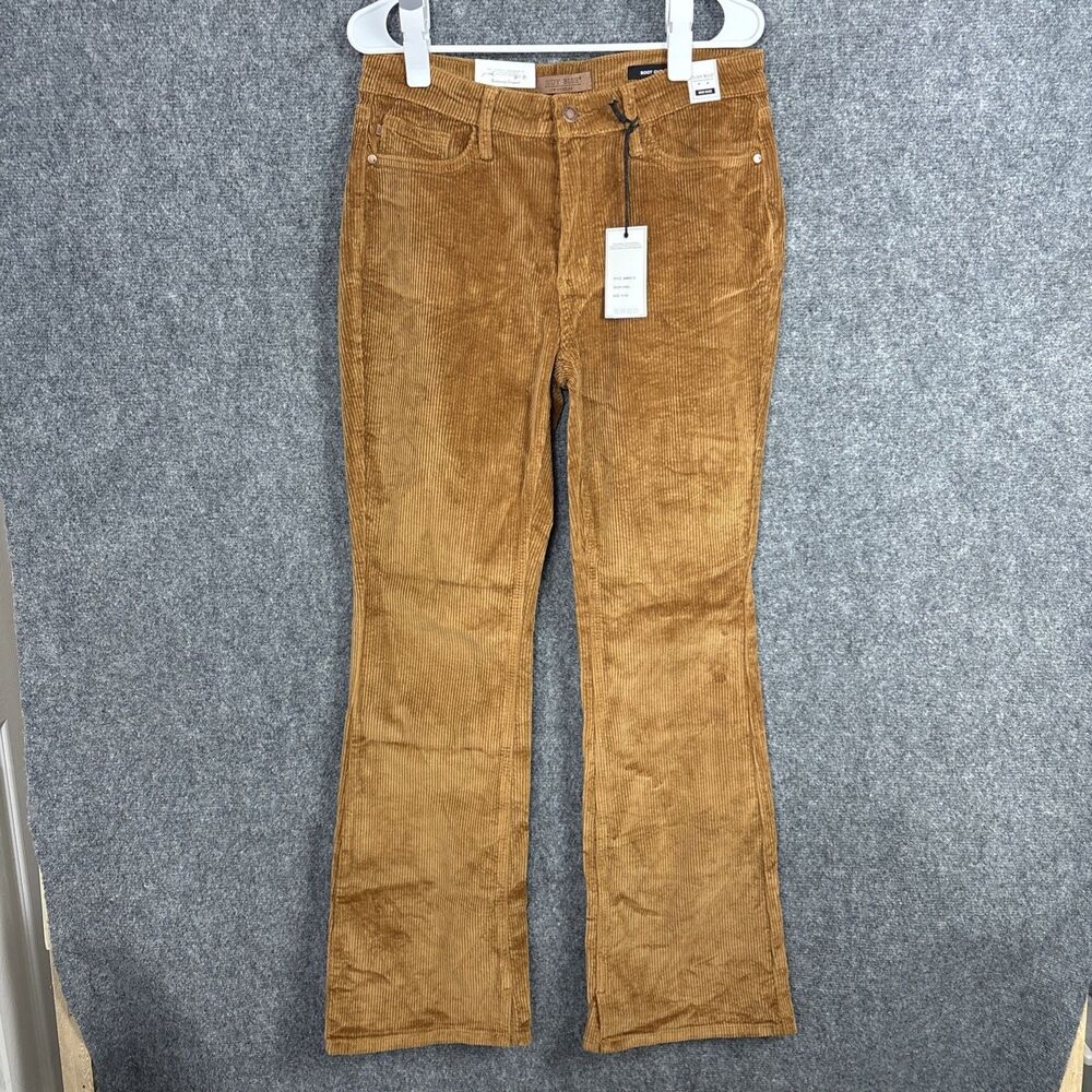 Judy Blue Pants Womens Size 11 / 30 Brown Camel Corduroy Whisky River Bootcut